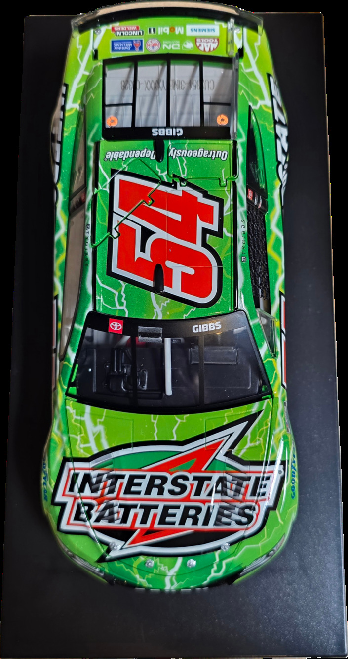 Ty Gibbs 54 Interstate Batteries 2023 Camry 1:24 Standard Finish Lionel Nascar